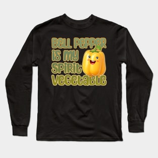 Bell Pepper is my Spirit Animal Long Sleeve T-Shirt